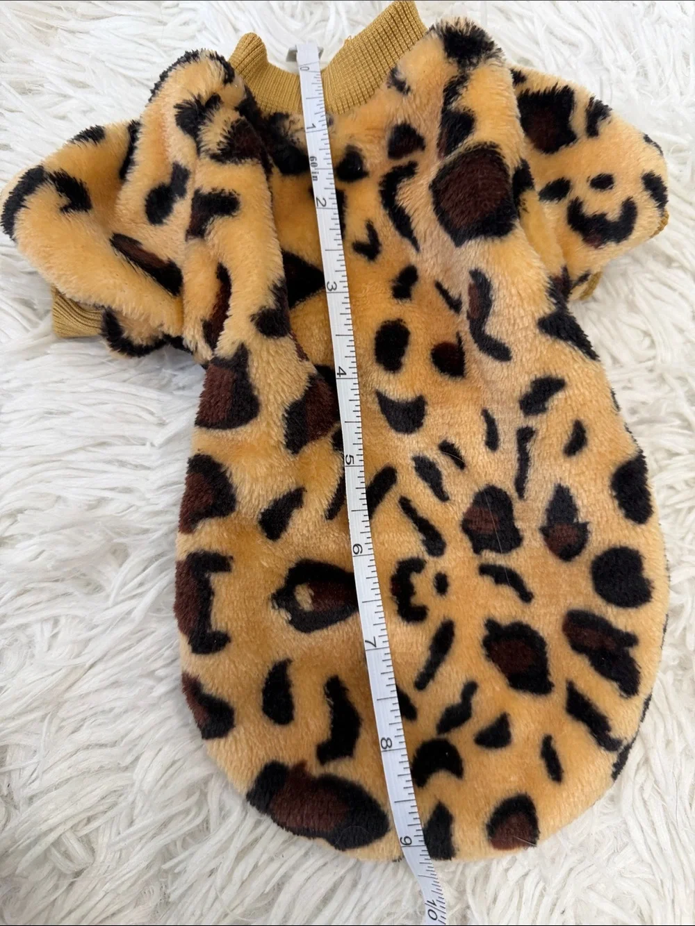 New Dog Leopard Sweater Jacket for Tiny Small Puppy